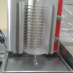Pune Gas Shawarma Machine With Ceramic Burners - Full Stainless Steel Body