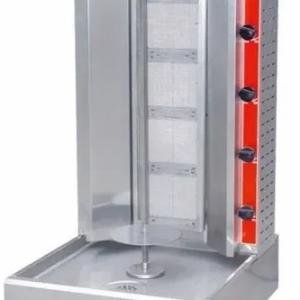Pune Gas Shawarma Machine With Ceramic Burners - Full Stainless Steel Body